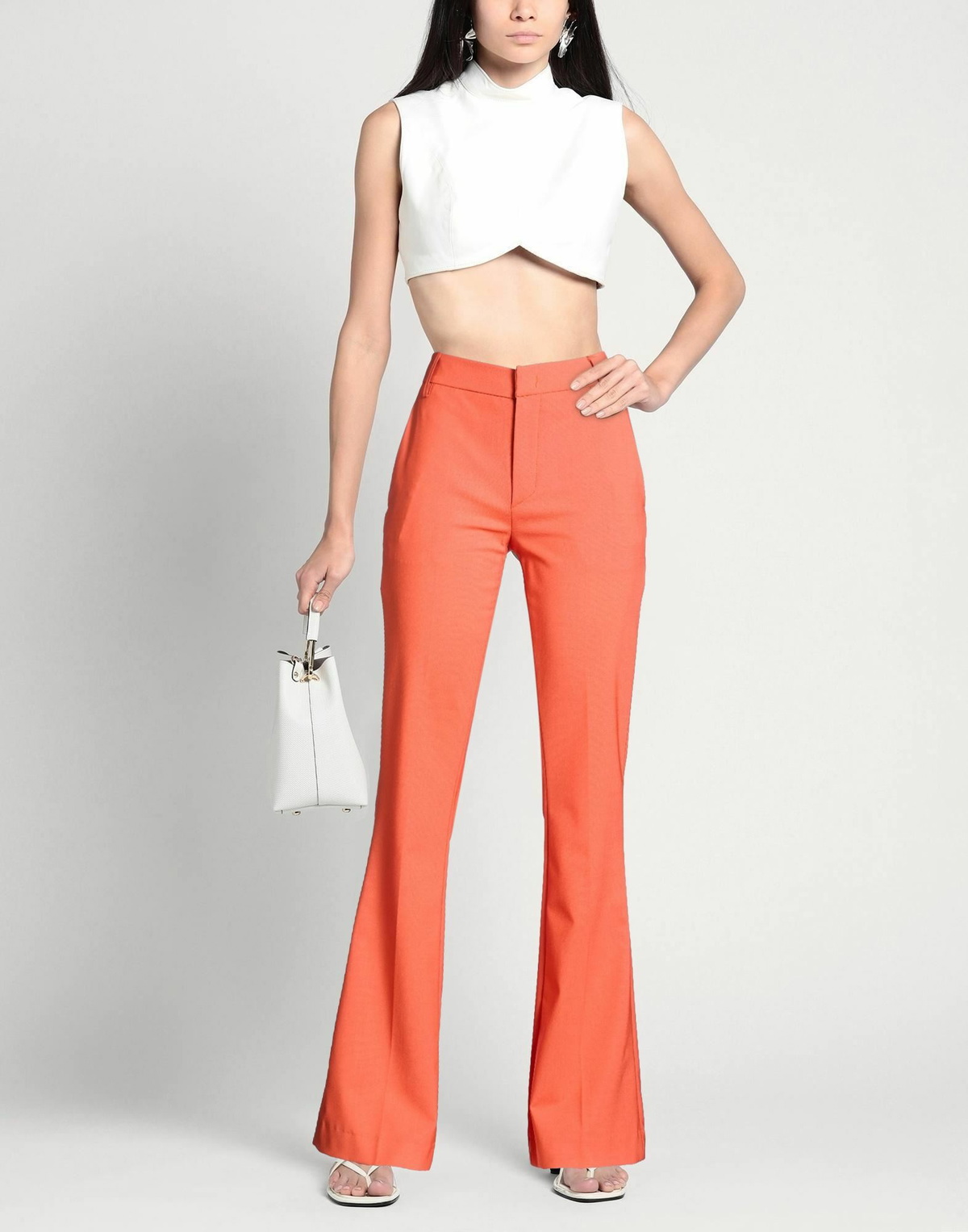 Dondup Womens Pants in Orange