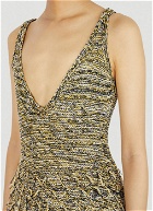 Durazzi Milano - Mouline Knit Tank Top in Yellow