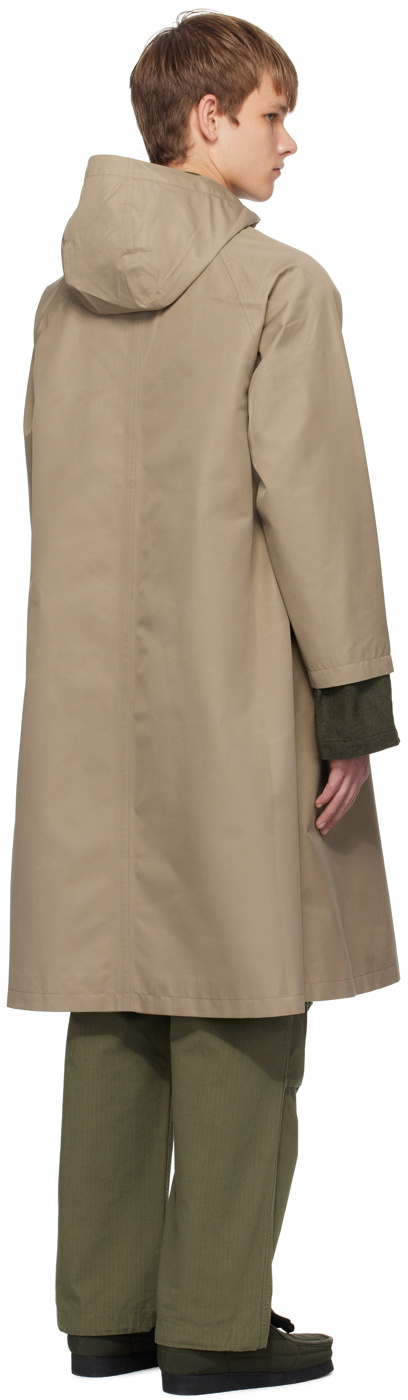 Creenstone Morgan Smokey Taupe Hooded Long Coat CSN02.61.253 2430