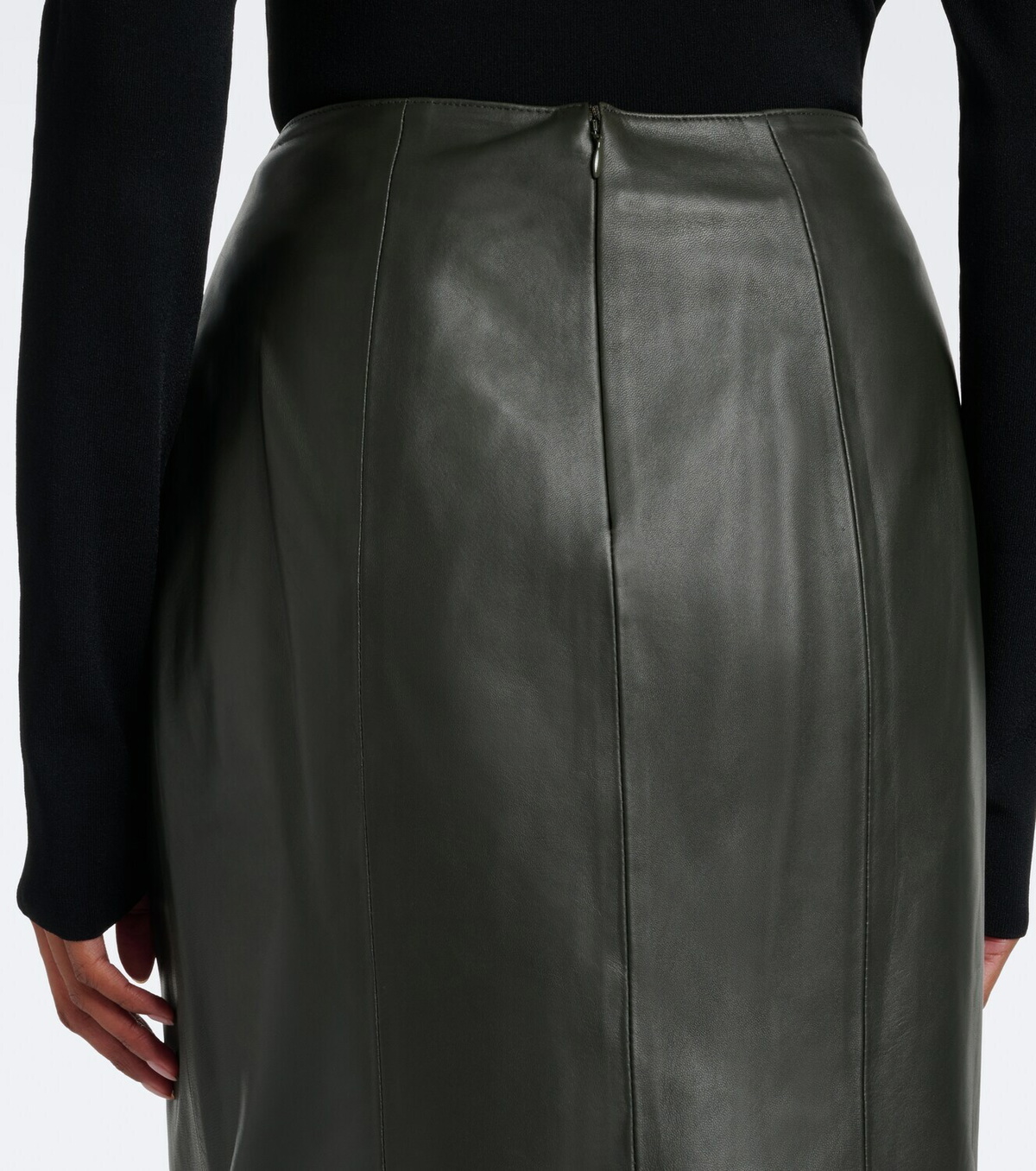Vince Leather pencil skirt