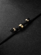 Jacquie Aiche - Gold, Rutilated Quartz and Cord Pendant Necklace