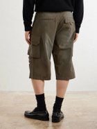 424 - Straight-Leg Cotton-Poplin Cargo Shorts - Green