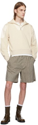 Karmuel Young Gray Strong Arm Padded Zip Sweatshirt