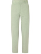 Paul Smith - Straight-Leg Cotton and Linen-Blend Trousers - Green