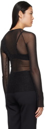 CAMILLA AND MARC Black Marcello Long Sleeve T-Shirt