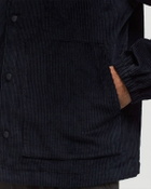 ølåf Corduroy Coach Jacket Blue Overshirts