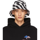 Marni Black and White Warning Hat