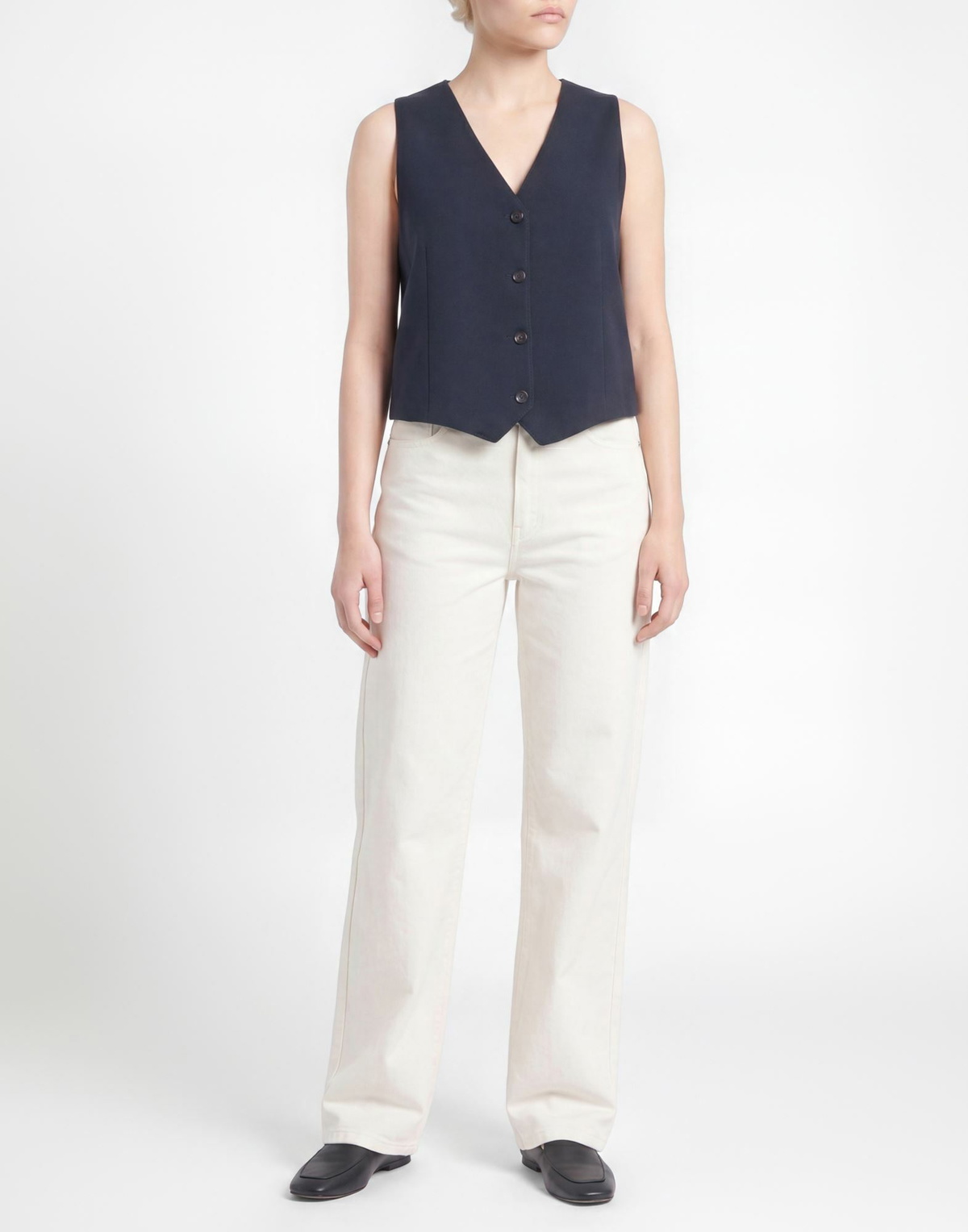 Circolo 1901 Womens Tailored Vest Midnight in Blue