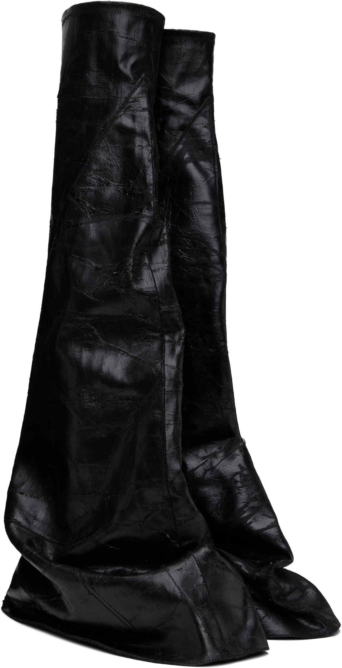 Rick Owens DRKSHDW Black Porterville Fetish Sneakers Rick