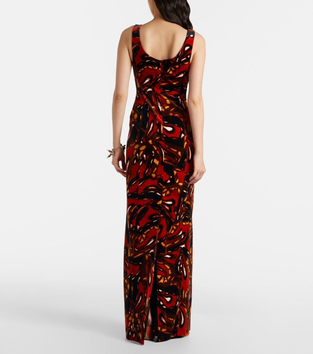 Dries Van Noten Debant printed cotton-blend maxi dress