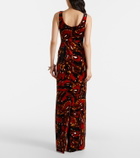 Dries Van Noten Debant printed cotton-blend maxi dress