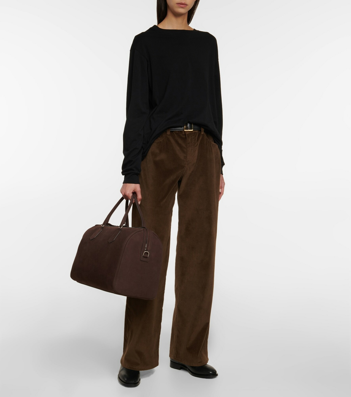 The Row - Iowa suede tote bag The Row