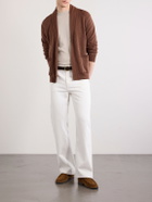 Brioni - Knitted Cotton T-Shirt - Neutrals