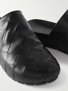 Bottega Veneta - Reggie Intrecciato Leather Slippers - Black