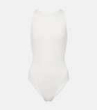 Alaïa Halterneck jersey swimsuit