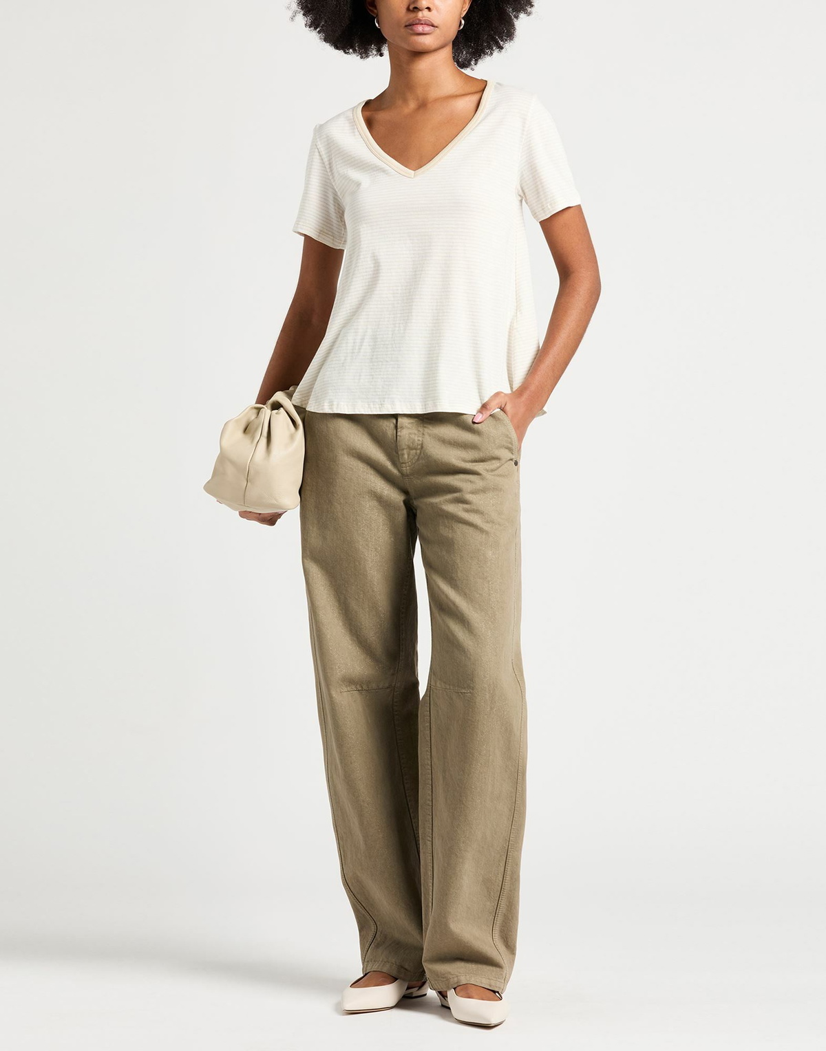 Majestic Filatures Womens T-shirt in Ivory