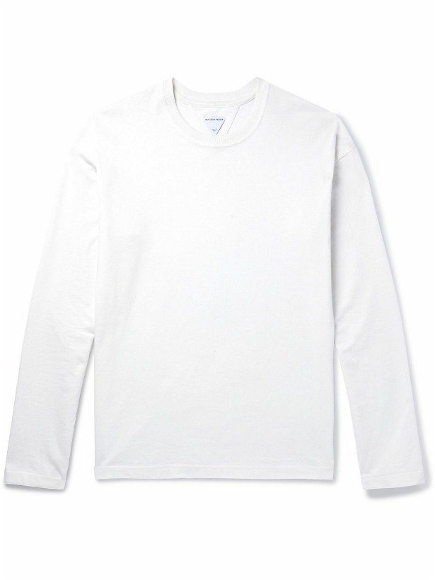 Photo: Bottega Veneta - Sunrise Cotton-Jersey T-Shirt - White