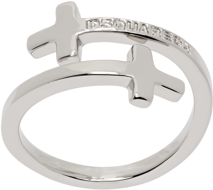 Photo: Dsquared2 Silver Cross Ring