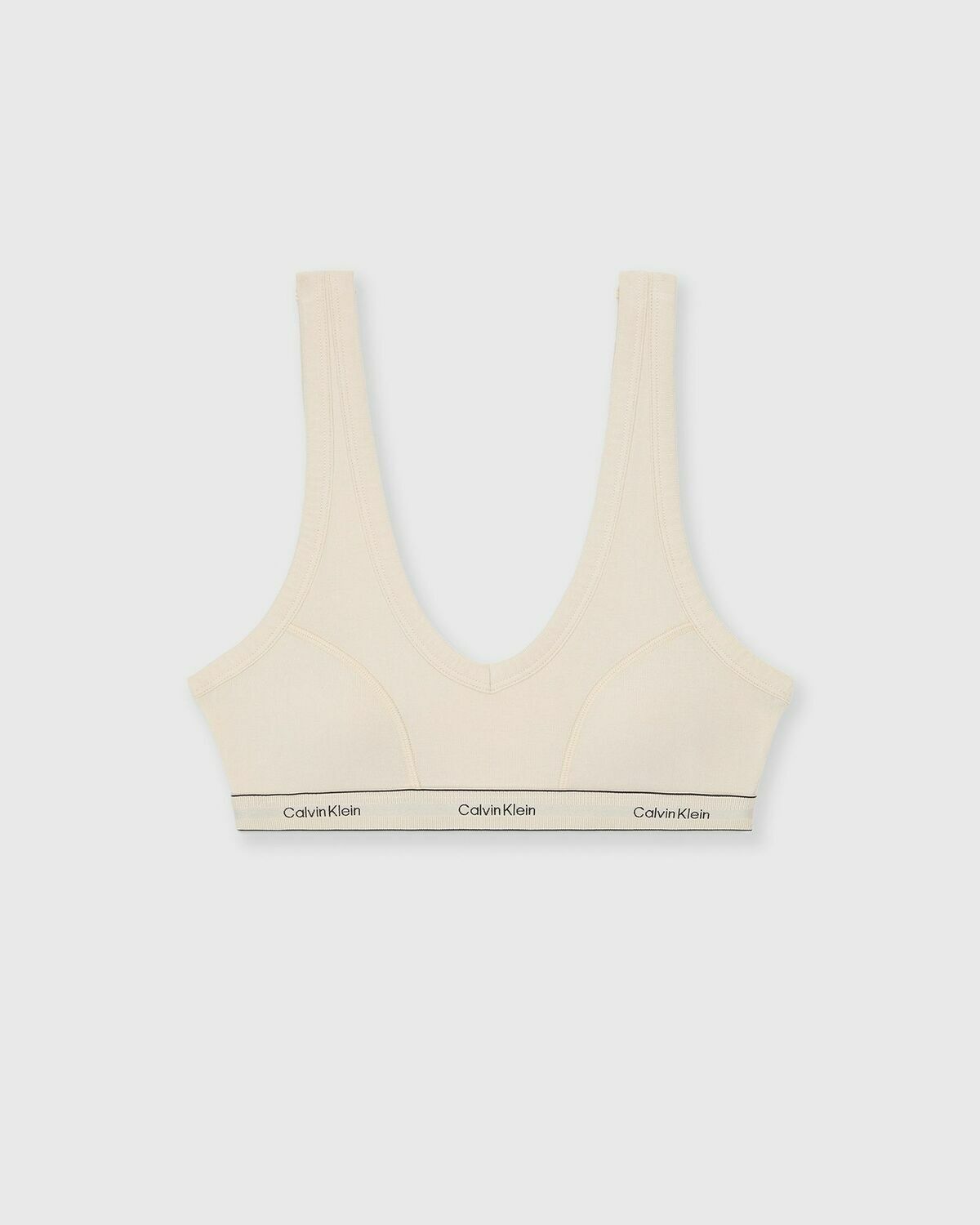 Calvin Klein Underwear LIGHTLY LINED TRAINGLE BRALETTE Grey Womens (Sports-) Bra