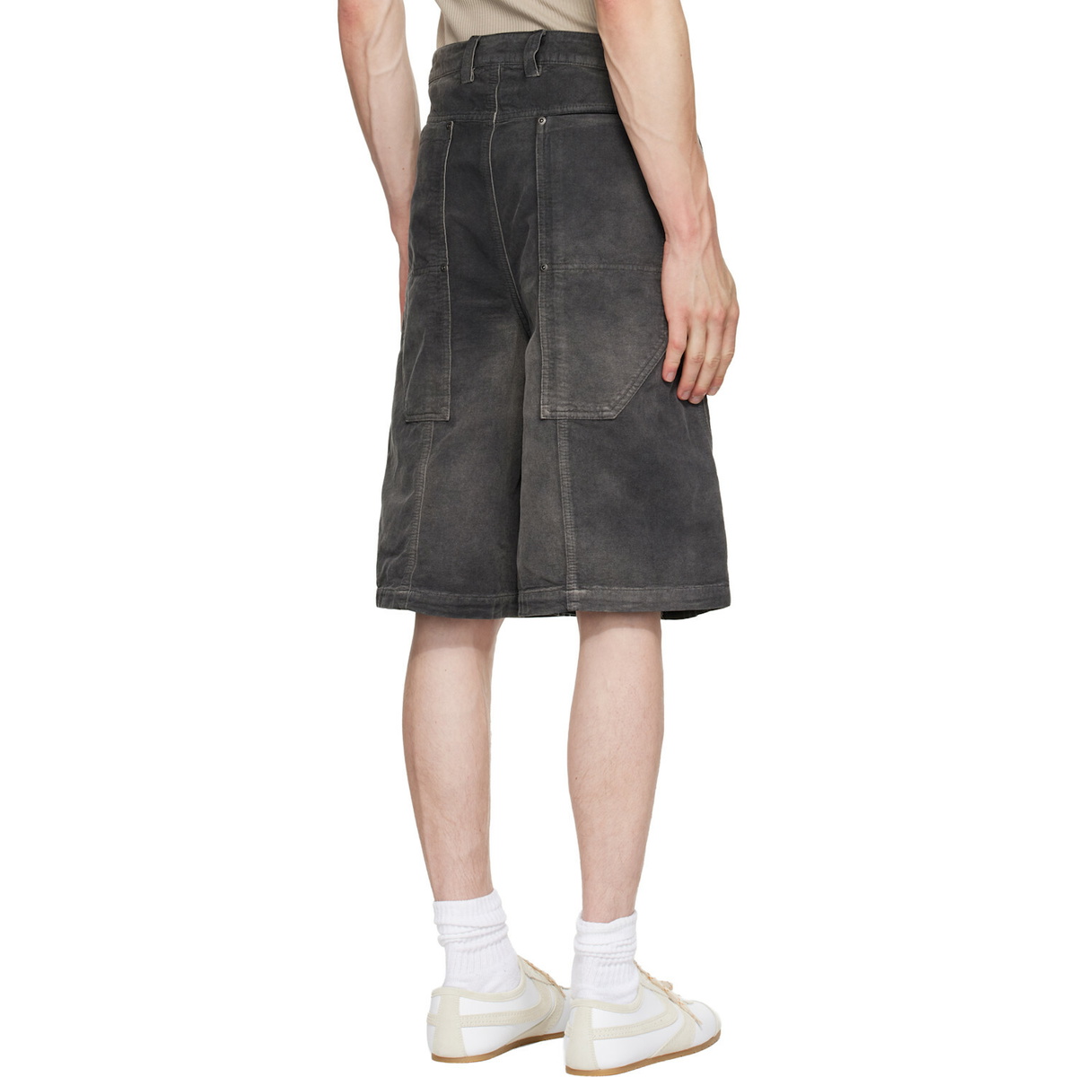 Off-White Black Owr Grad Cot Carpenter Shorts