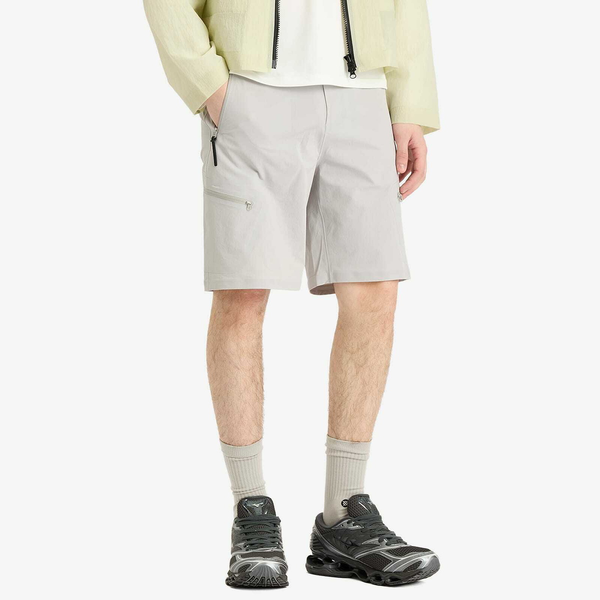Hiking Patrol Men's Technical Shorts in Light Grey