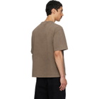 Off-White Brown 'OW' Racing Skate T-shirt