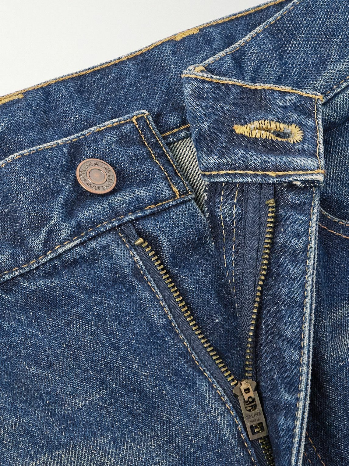 CELINE - Surf Wide-Leg Jeans - Blue