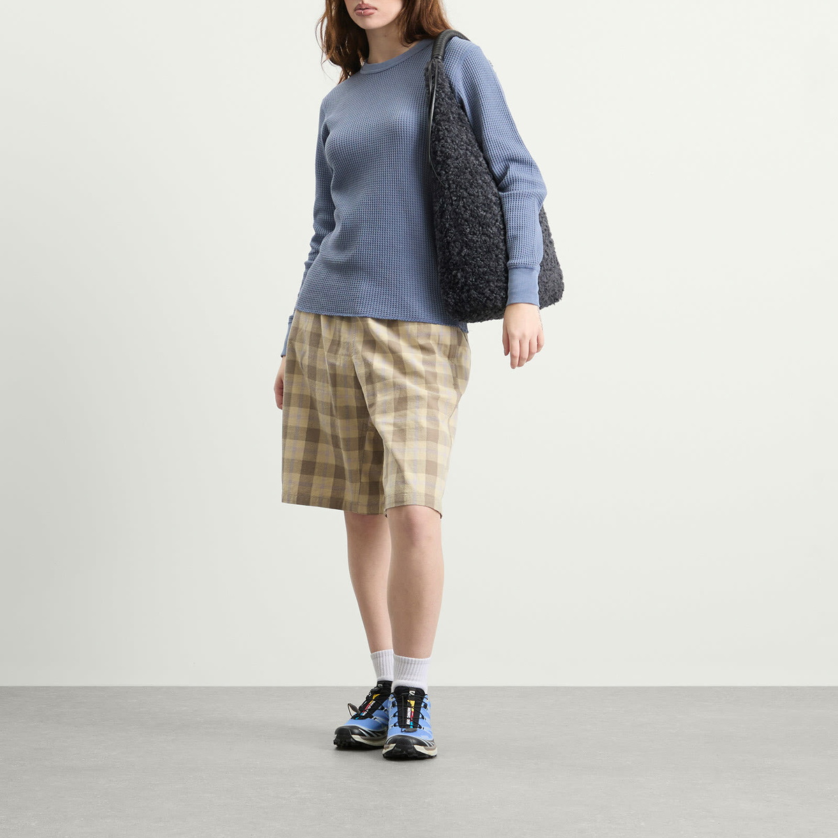 Gramicci Women's Swell Short in Shadow Plaid