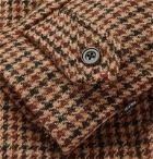 Beams Plus - Brown Harris Tweed Houndstooth Wool Overcoat - Brown
