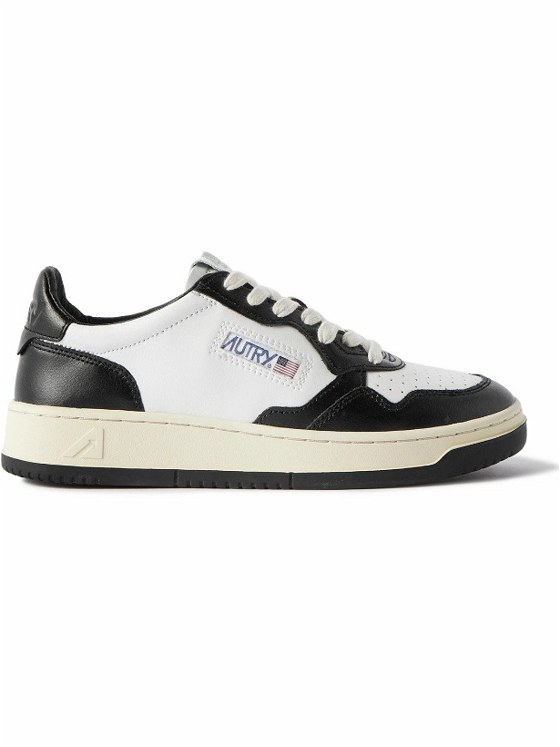 Photo: Autry - Medalist Two-Tone Leather Sneakers - White