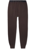 Calvin Klein Underwear - CK Flex Natural Tapered Cotton-Blend Jersey Sweatpants - Brown