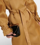Max Mara Sacco silk organza trench coat