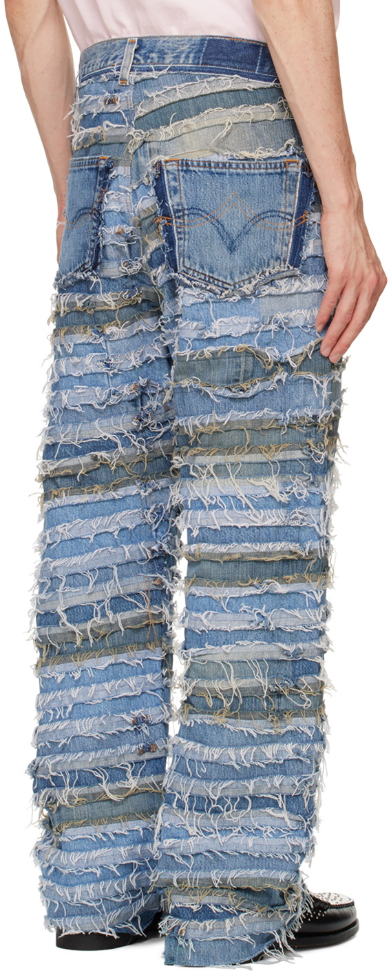 doublet Blue Mummy Upcycle Jeans