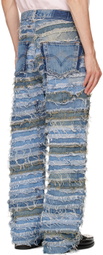 doublet Blue Mummy Upcycle Jeans