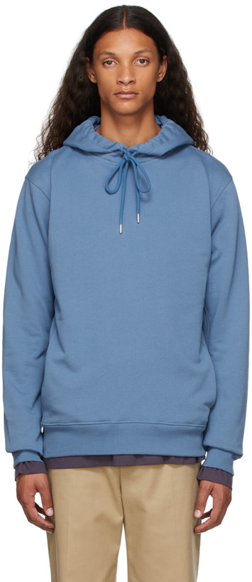 Photo: Dries Van Noten Blue French Terry Hoodie