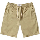 Universal Works Men's Canvas Beach Short in Sand