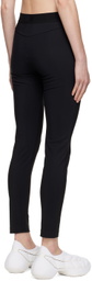 Givenchy Black Embroidered Leggings