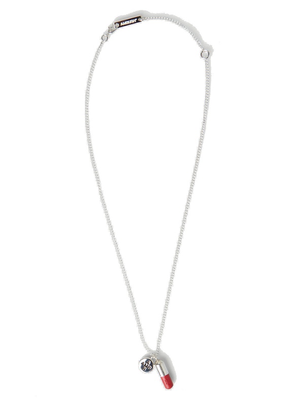 Photo: Pill Charm Necklace in Silver