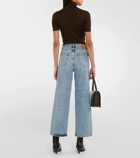 Toteme High-rise wide-leg jeans