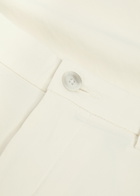 Boss Kane Stretch-cotton Shorts Ecru