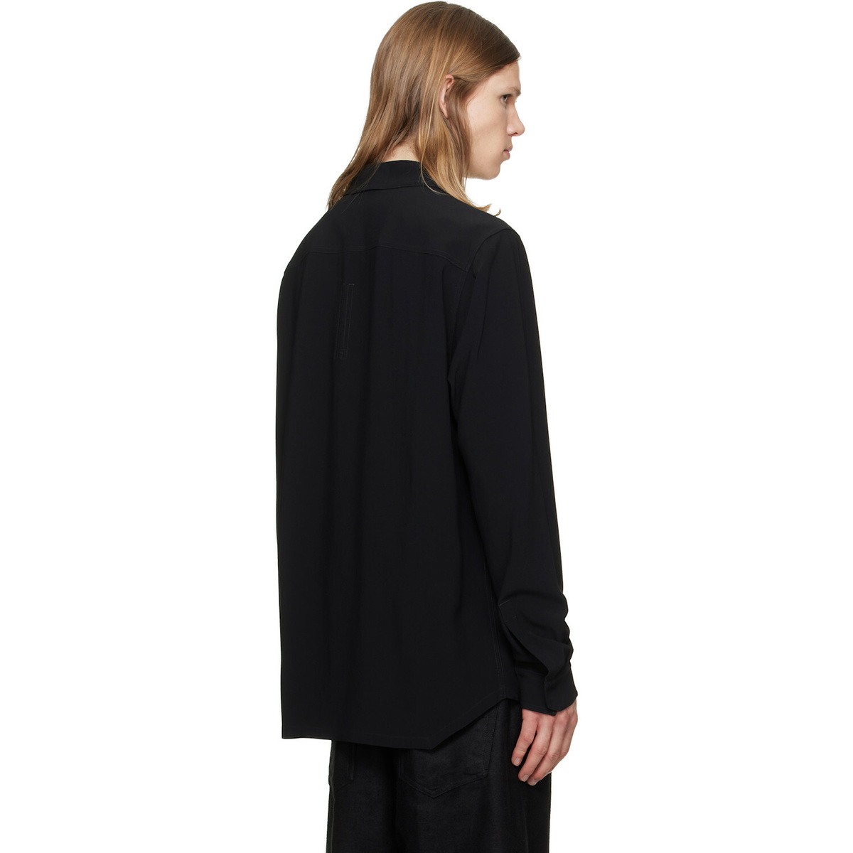 Rick Owens Black Tower Overshirt