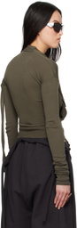 Ottolinger Green Extended Trim Cardigan