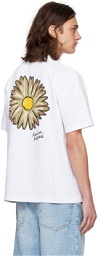 Maison Kitsuné White Floating Flower T-Shirt