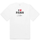 Vetements - I Love Paris Hilton Oversized Cotton-Jersey T-Shirt - White