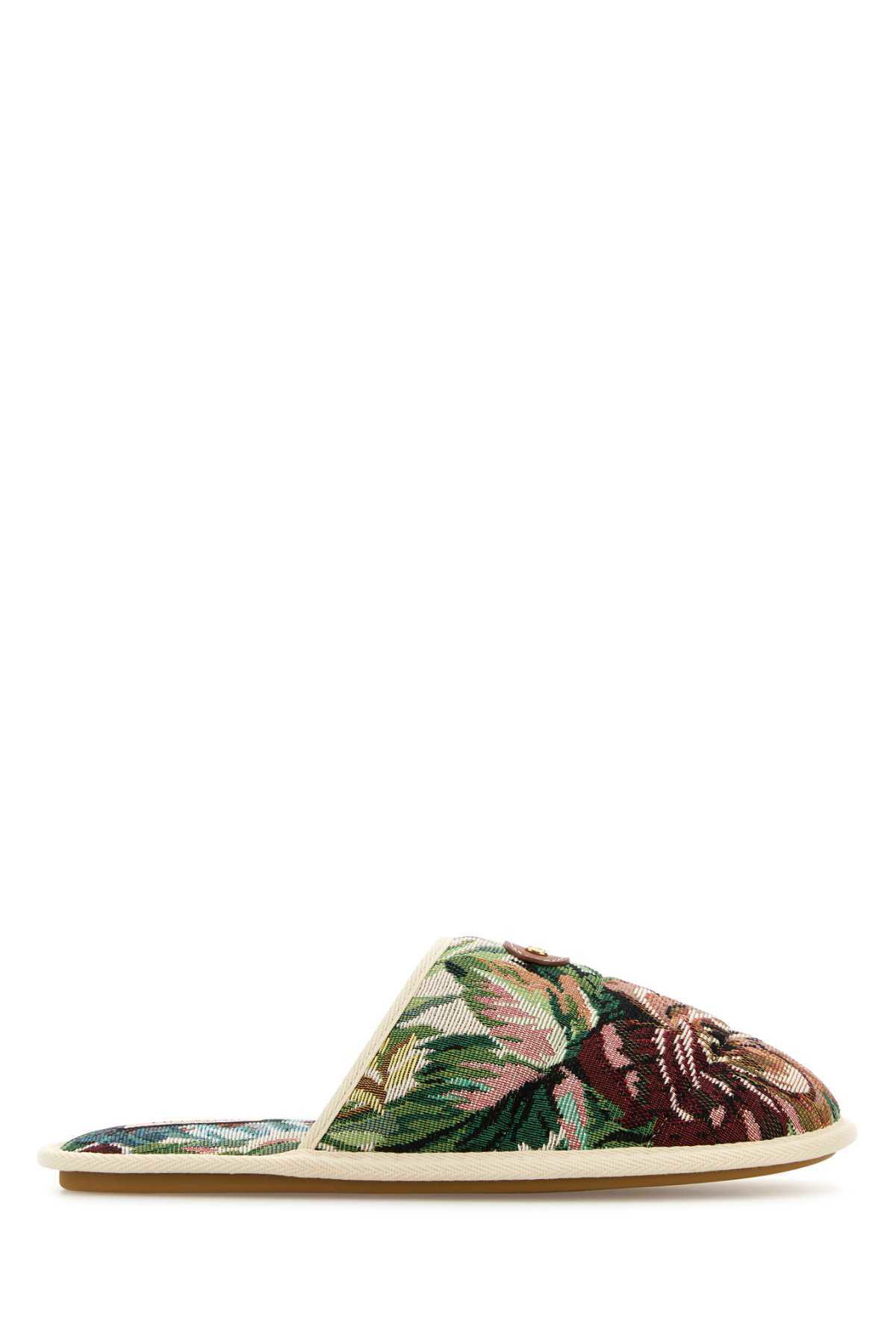 【関税＆送料込み】Valentino Garavani Slippers Valentino Garavani Printed Fabric Ta Chambre Slippers