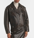 McQueen Leather biker jacket