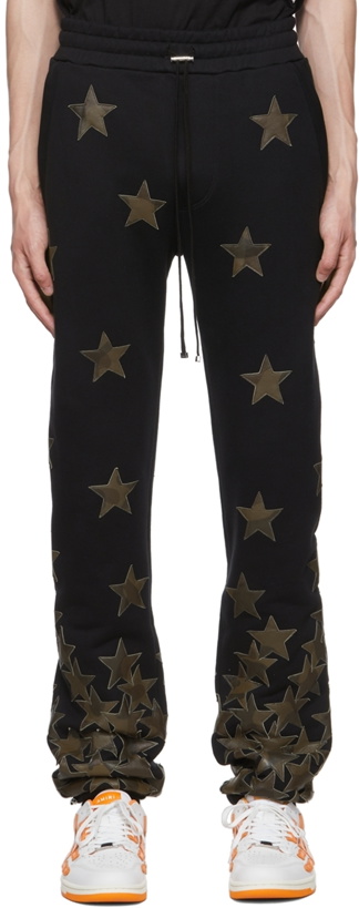 Photo: AMIRI Black Chemist Star Lounge Pants