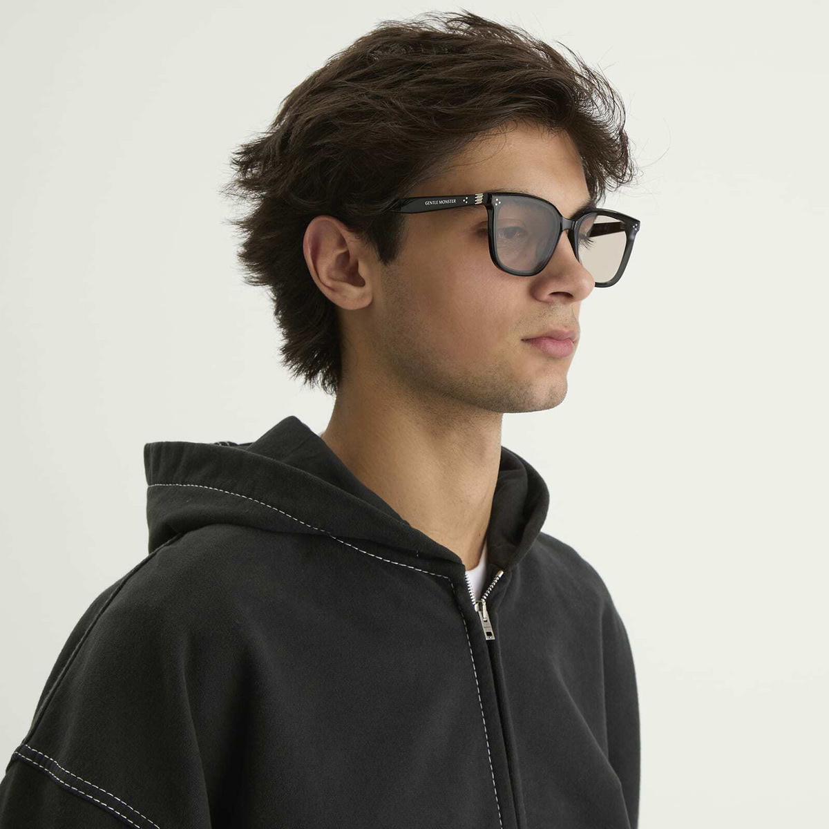 Gentle Monster By Row Sunglasses in Black/Brown 