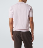 Canali Cotton and silk polo shirt