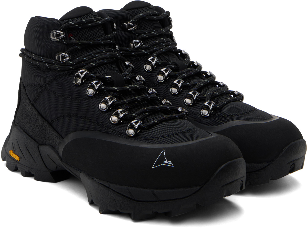 ROA Black Andreas Strap Boots